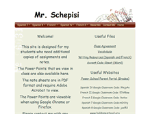 Tablet Screenshot of mrschepisi.com